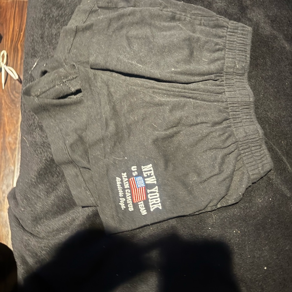 New York K Black Shorts
